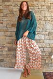 Conrad Grunge Loose Cotton Knit Lagoon